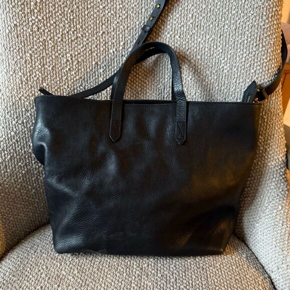 Madewell Zip-Top Transport Tote Medium - Picture 1 of 8